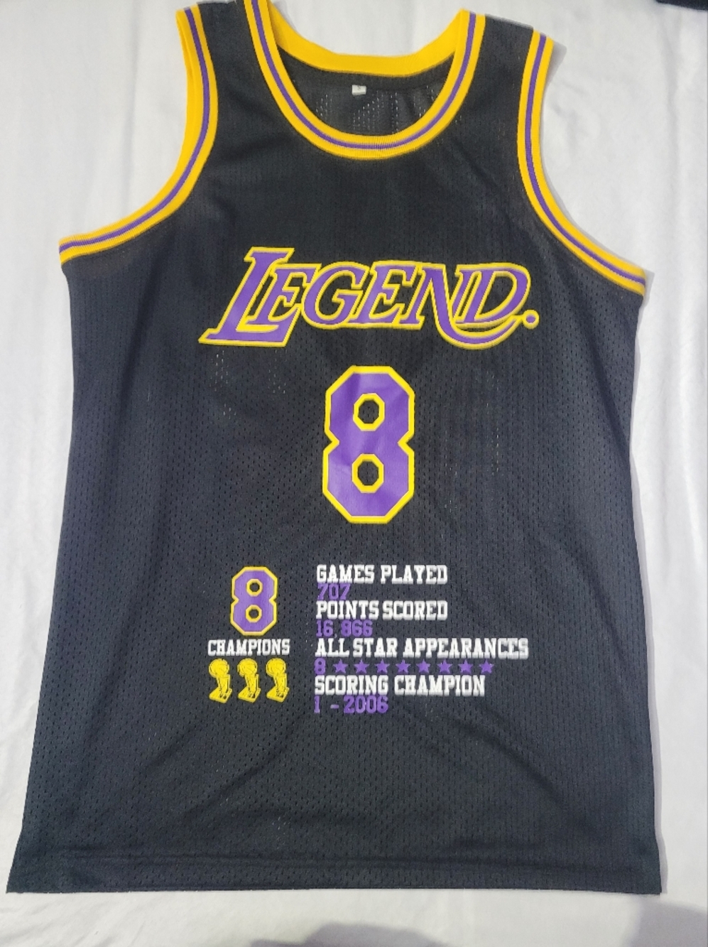 Kobe Bryant Mamba #24 Legend Basketball Jersey